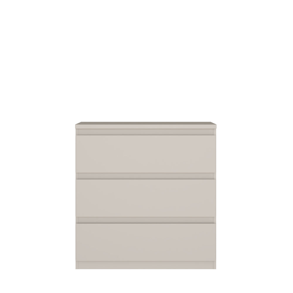 Alaska 3 Drawer Chest of Drawers - Cashmere - FurniComp