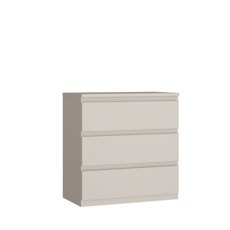 Alaska 3 Drawer Chest of Drawers - Cashmere - FurniComp