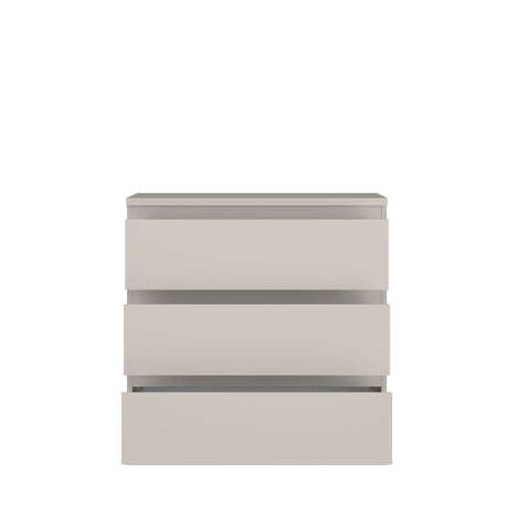 Alaska 3 Drawer Chest of Drawers - Cashmere - FurniComp