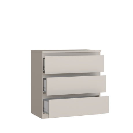 Alaska 3 Drawer Chest of Drawers - Cashmere - FurniComp