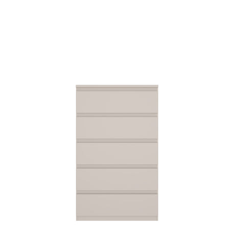 Alaska 5 Drawer Wide Chest of Drawers - Cashmere - FurniComp
