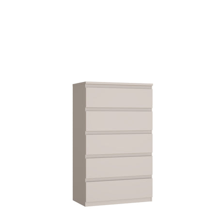 Alaska 5 Drawer Wide Chest of Drawers - Cashmere - FurniComp