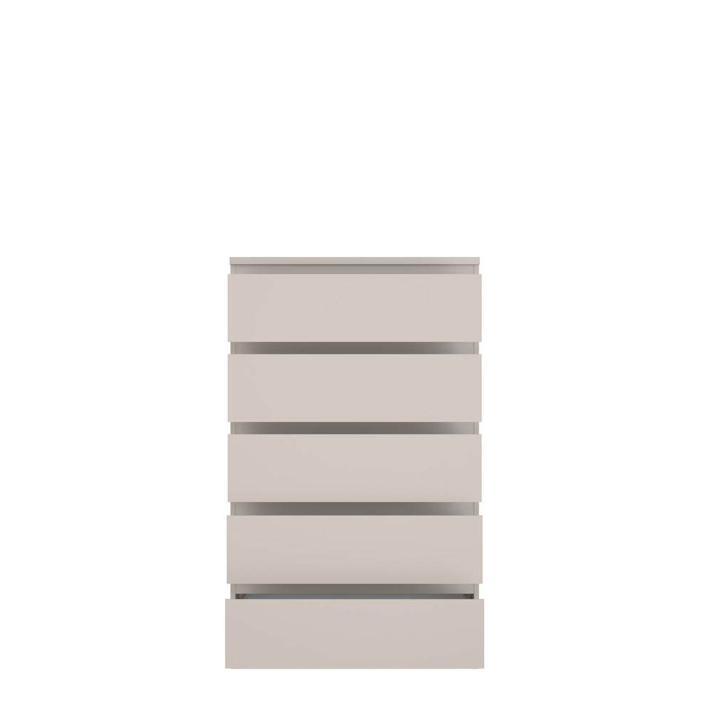 Alaska 5 Drawer Wide Chest of Drawers - Cashmere - FurniComp