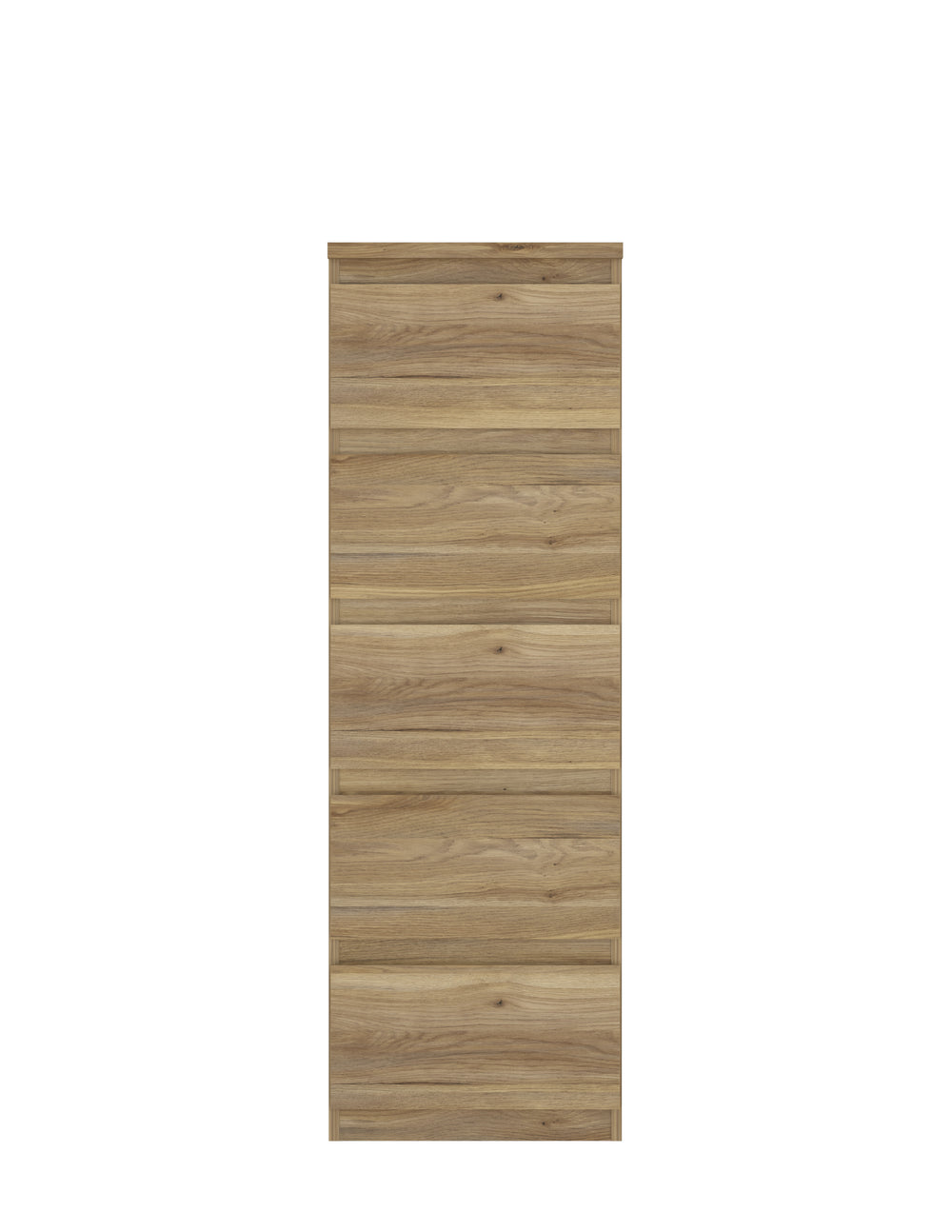 Alaska 5 Drawer Tall Chest of Drawers - Oak - FurniComp
