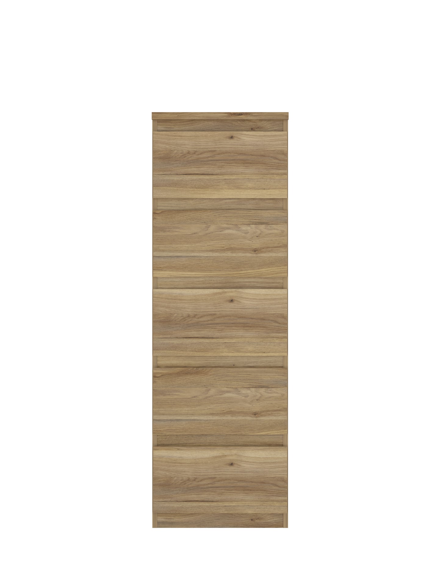 Alaska 5 Drawer Tall Chest of Drawers - Oak - FurniComp