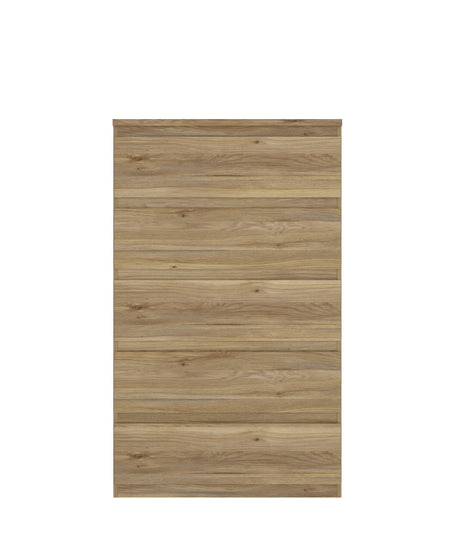 Alaska 5 Drawer Wide Chest of Drawers - Oak - FurniComp