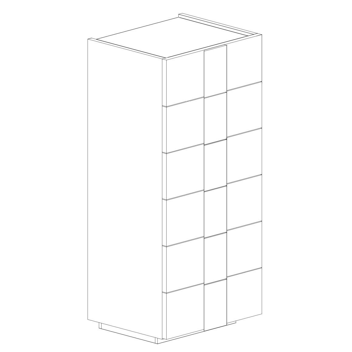 Alvin 6 Drawer 50cm Tall Chest of Drawers - Grey - FurniComp