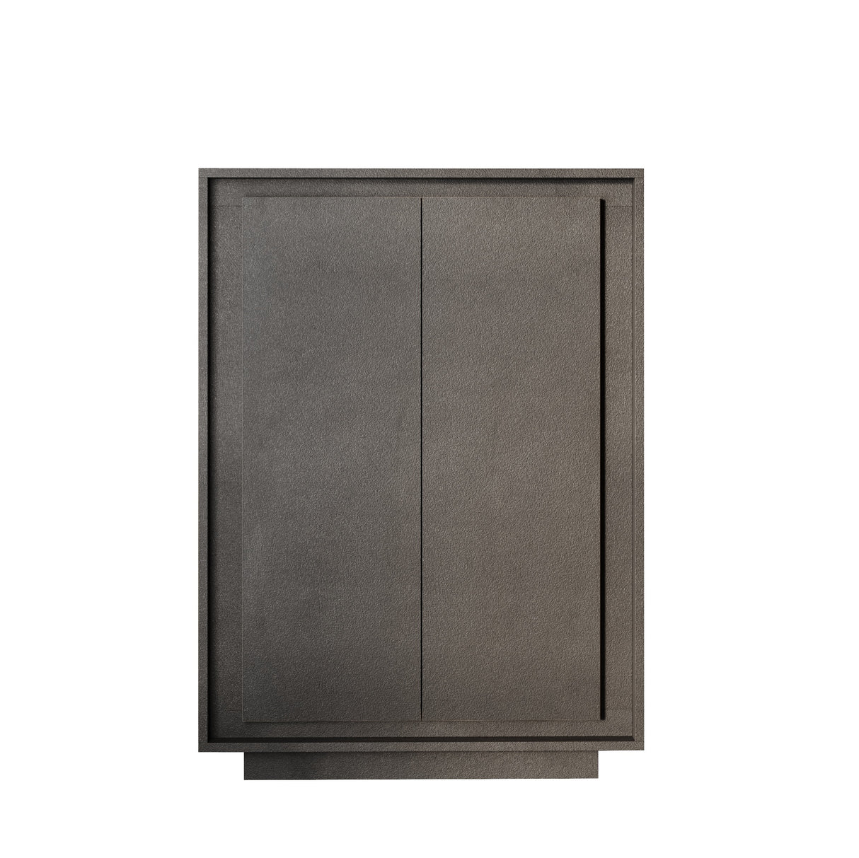 Berlin 2 Door 106cm Grey Highboard/Tall Sideboard - FurniComp