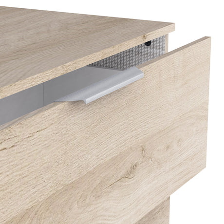 Chicago 3 Drawer 80cm Chest of Drawers - Kronberg Oak - FurniComp