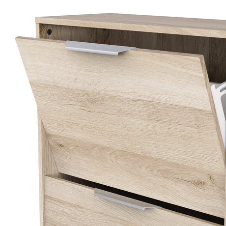 Chicago 4 Door 90cm Shoe Cabinet -Kronberg Oak - FurniComp