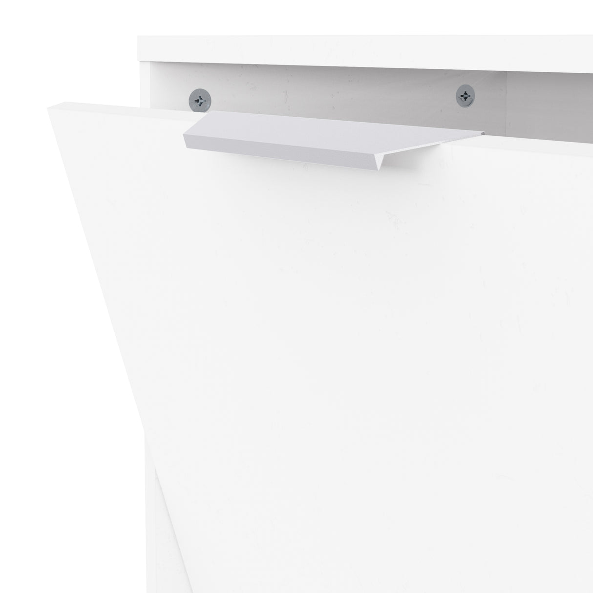 Chicago 4 Door 90cm Shoe Cabinet - Matt White - FurniComp