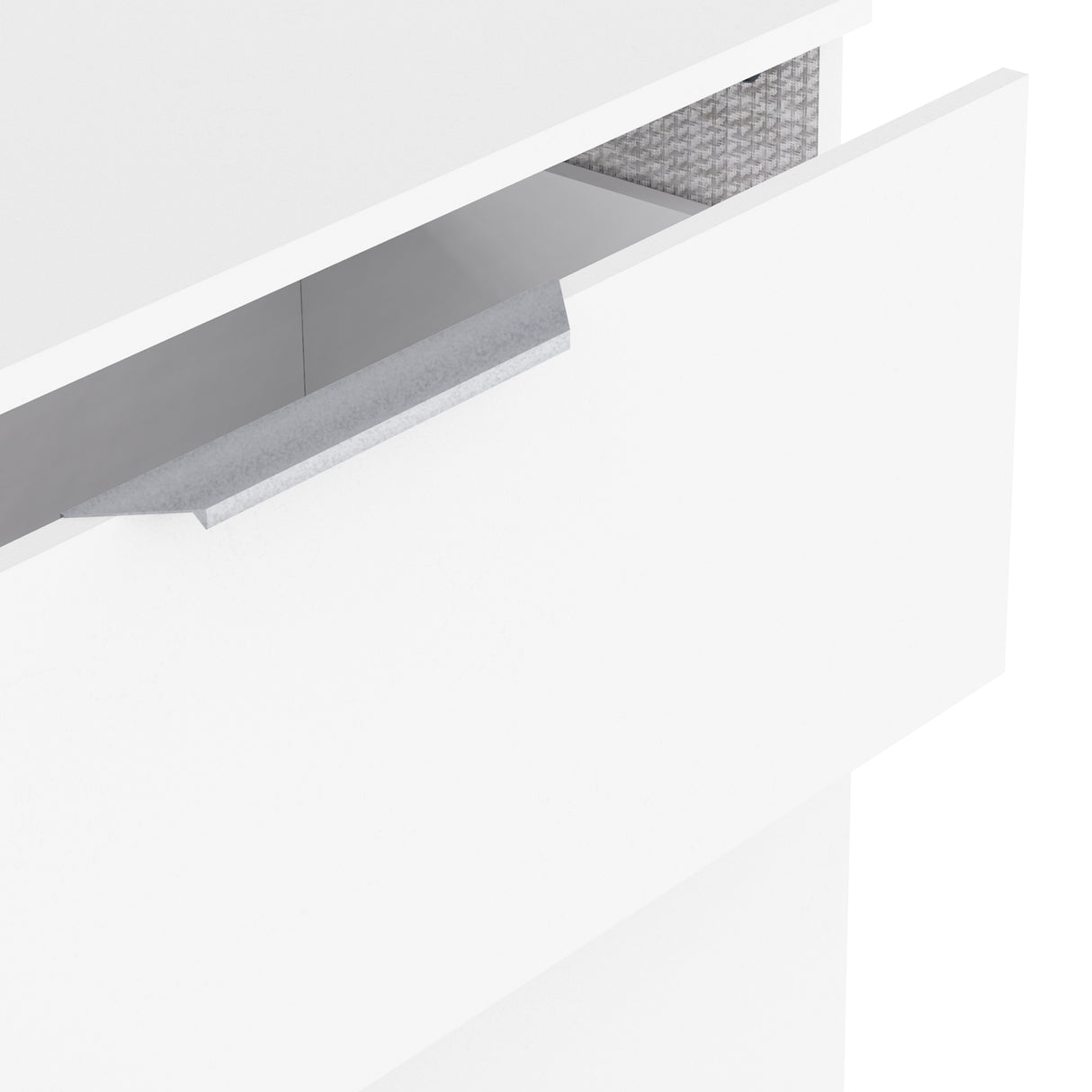 Chicago 6 Drawer 150cm Large Chest of Drawers - Matt White - FurniComp