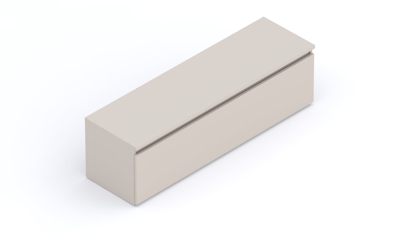 Combo 138cm 1 Drawer TV Unit - Cashmere COM-01-10 - FurniComp