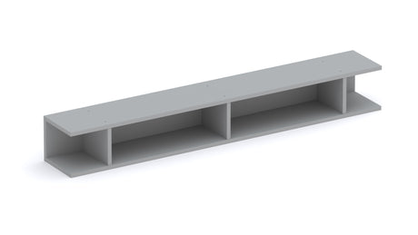 Combo 138cm Floating Wall Hung TV Shelf - Slate Grey COM-43-04 - FurniComp