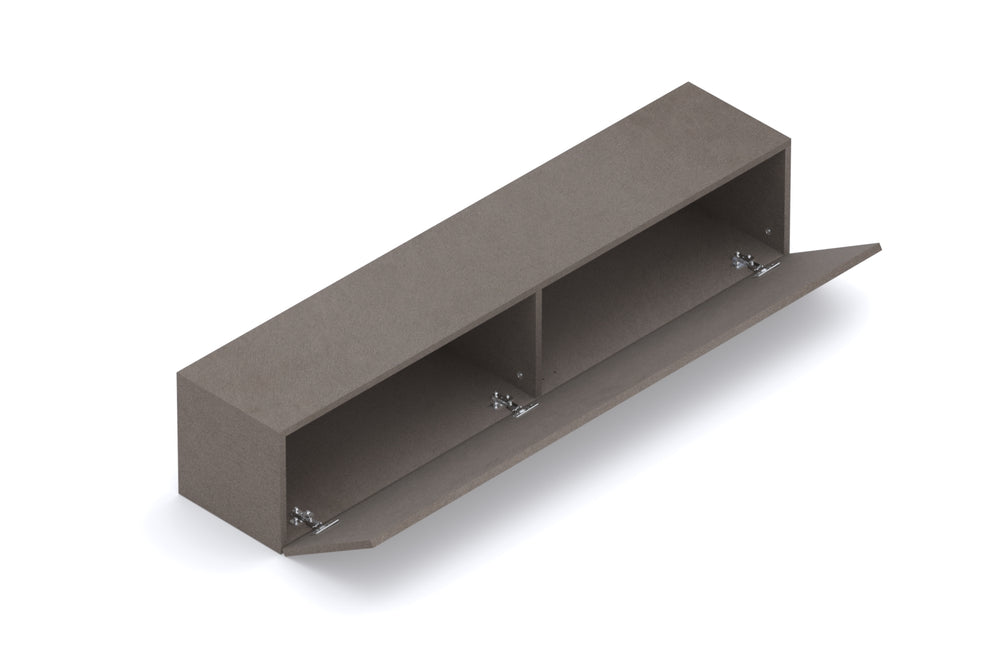 Combo 138cm Floating Wall Hung TV Unit - Bronze COM-62-07 - FurniComp