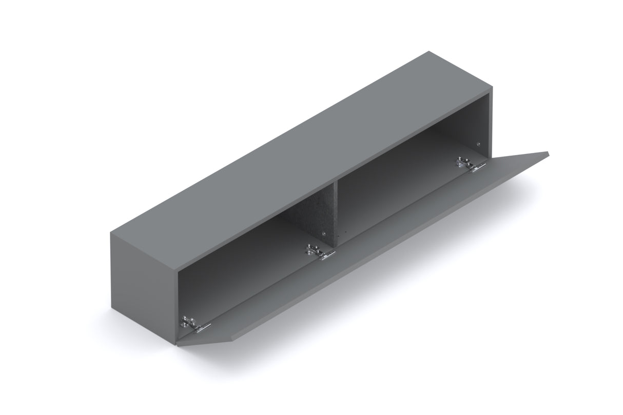 Combo 138cm Floating Wall Hung TV Unit - Slate Grey COM-62-04 - FurniComp