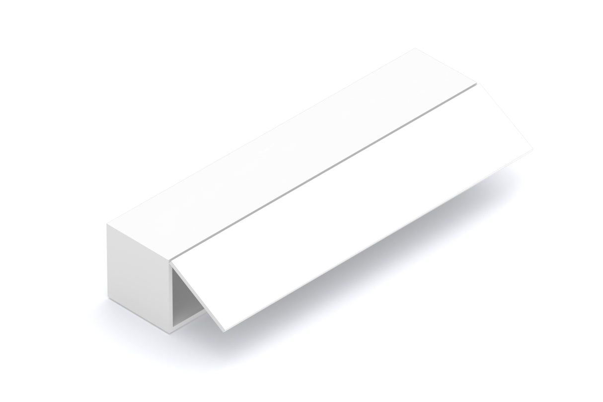 Combo 138cm Floating Wall Hung TV Unit - White Gloss COM-62-01 - FurniComp