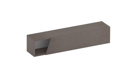 Combo 138cm Floating Wall Hung TV Unit with Shaped Door - Bronze COM-26-07 - FurniComp