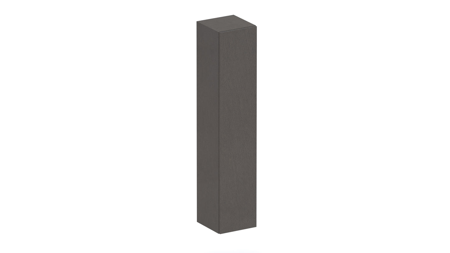 Combo 1 Door 29cm Multipurpose Wall Hung Tall Storage Unit - Black Lava COM-30-06 - FurniComp