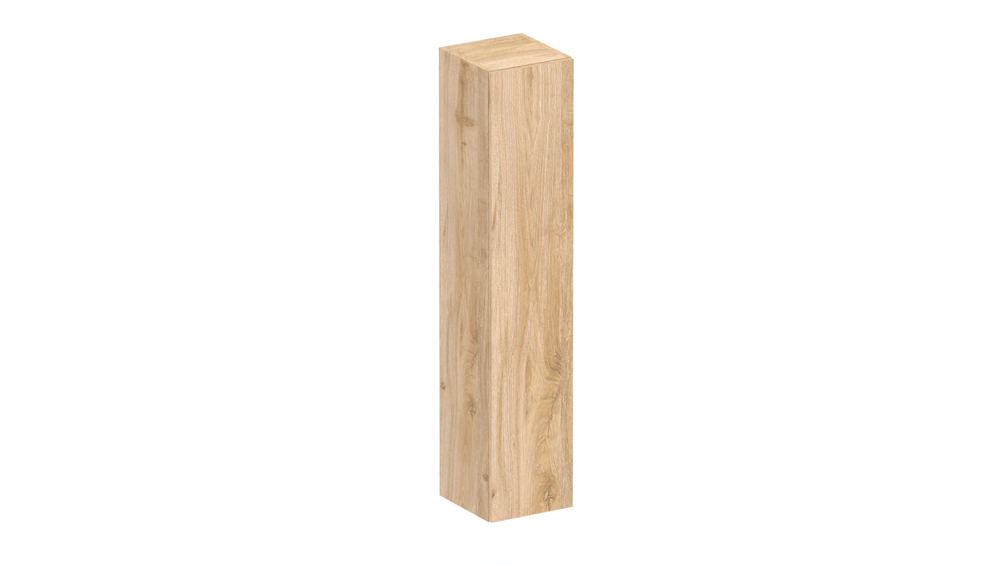 Combo 1 Door 29cm Multipurpose Wall Hung Tall Storage Unit - Cadiz Oak COM-30-09 - FurniComp