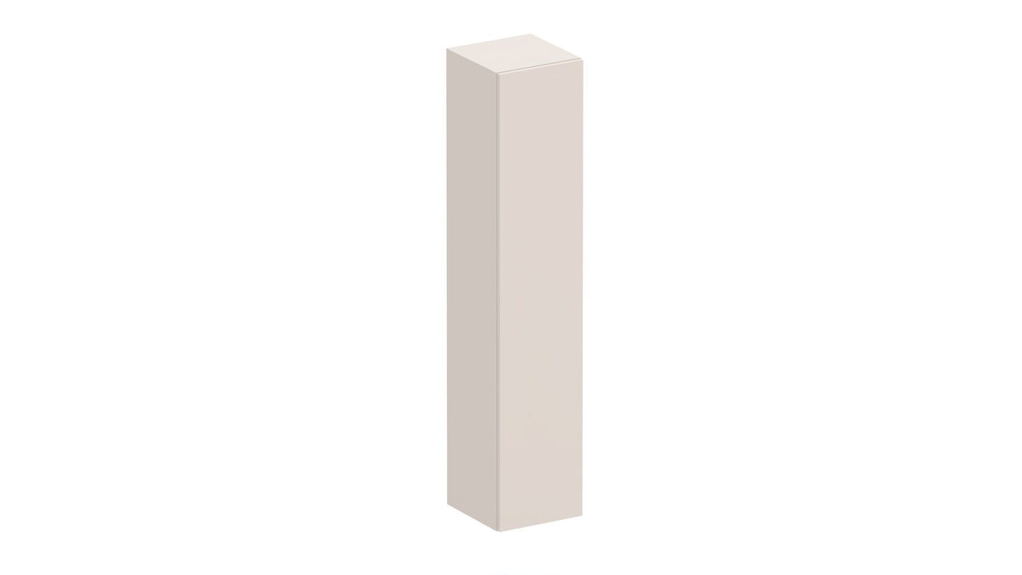 Combo 1 Door 29cm Multipurpose Wall Hung Tall Storage Unit - Cashmere COM-30-10 - FurniComp