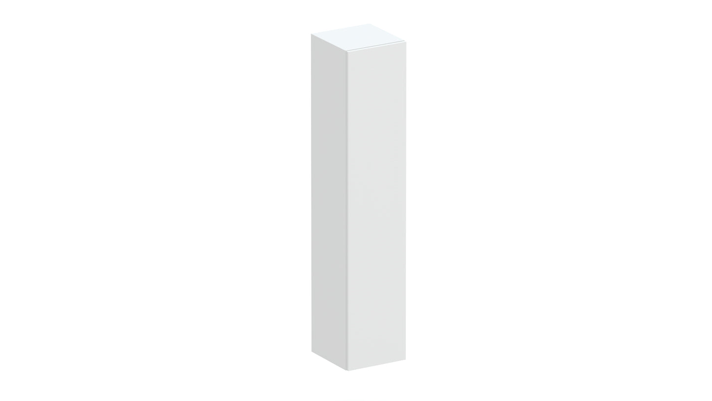 Combo 1 Door 29cm Multipurpose Wall Hung Tall Storage Unit - Light Chalk Grey COM-30-05 - FurniComp