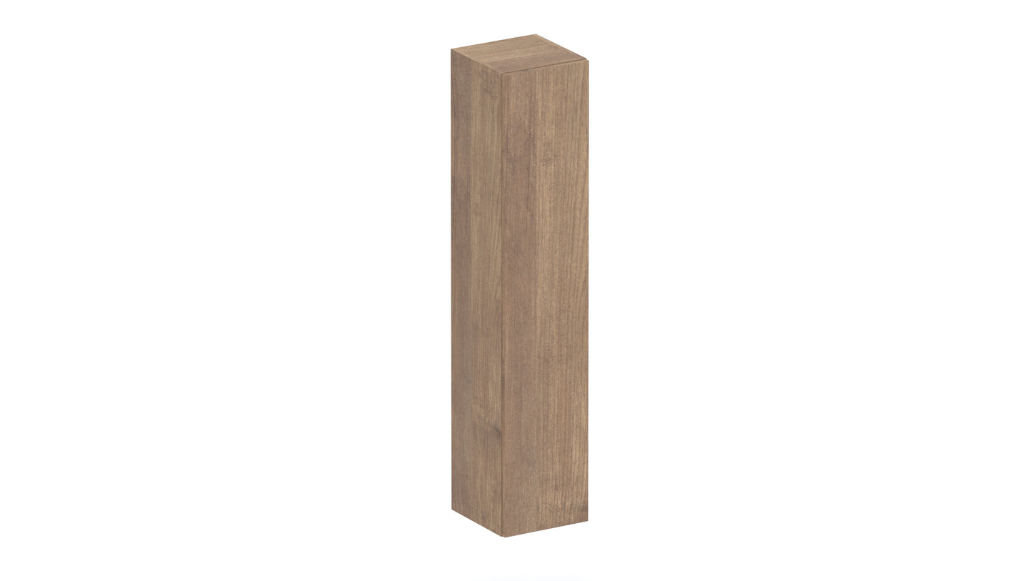 Combo 1 Door 29cm Multipurpose Wall Hung Tall Storage Unit - Mercure Oak COM-30-02 - FurniComp