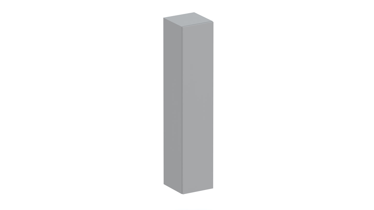 Combo 1 Door 29cm Multipurpose Wall Hung Tall Storage Unit - Slate Grey COM-30-04 - FurniComp