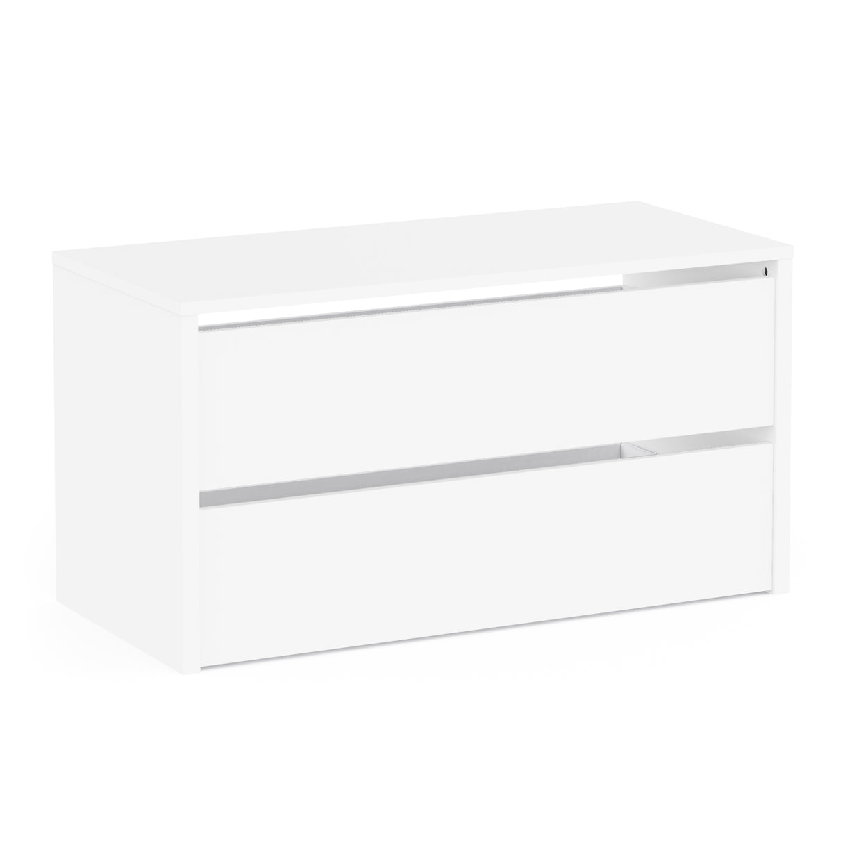 Connect 2 Drawers White 100cm Large Internal Chest of Drawers for Wardrobes CON-2DR-WDP - FurniComp