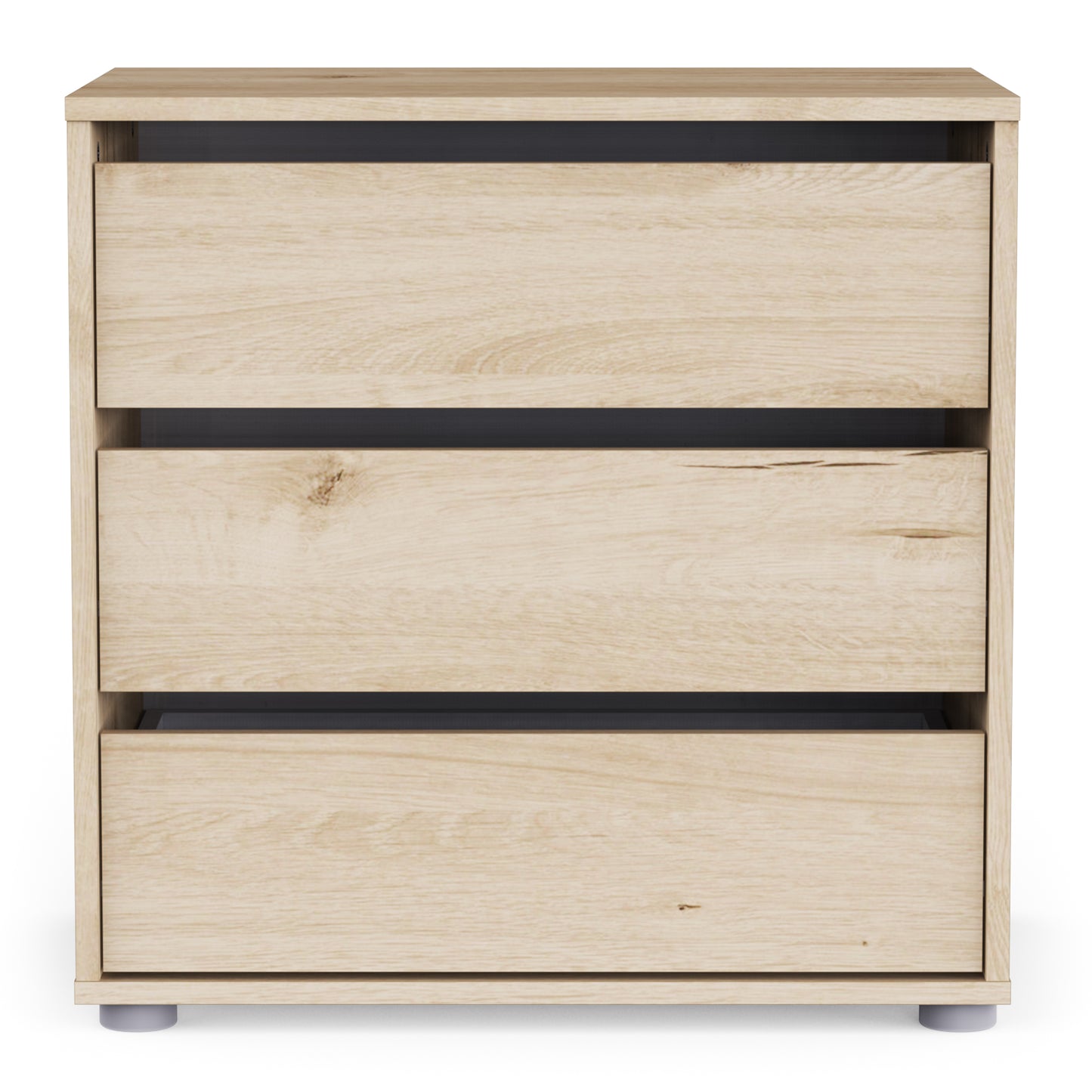 Dallas Universal 3 Drawers Royal Oak 60cm Internal Chest of Drawers for Wardrobes - FurniComp