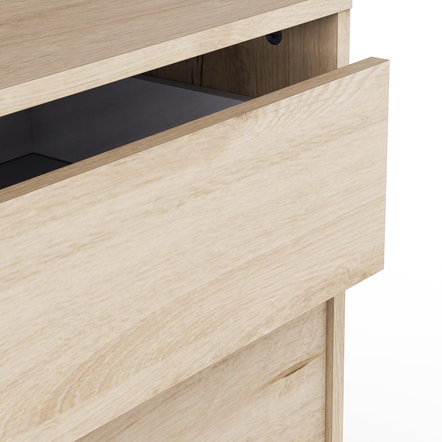 Dallas Universal 3 Drawers Royal Oak 60cm Internal Chest of Drawers for Wardrobes - FurniComp