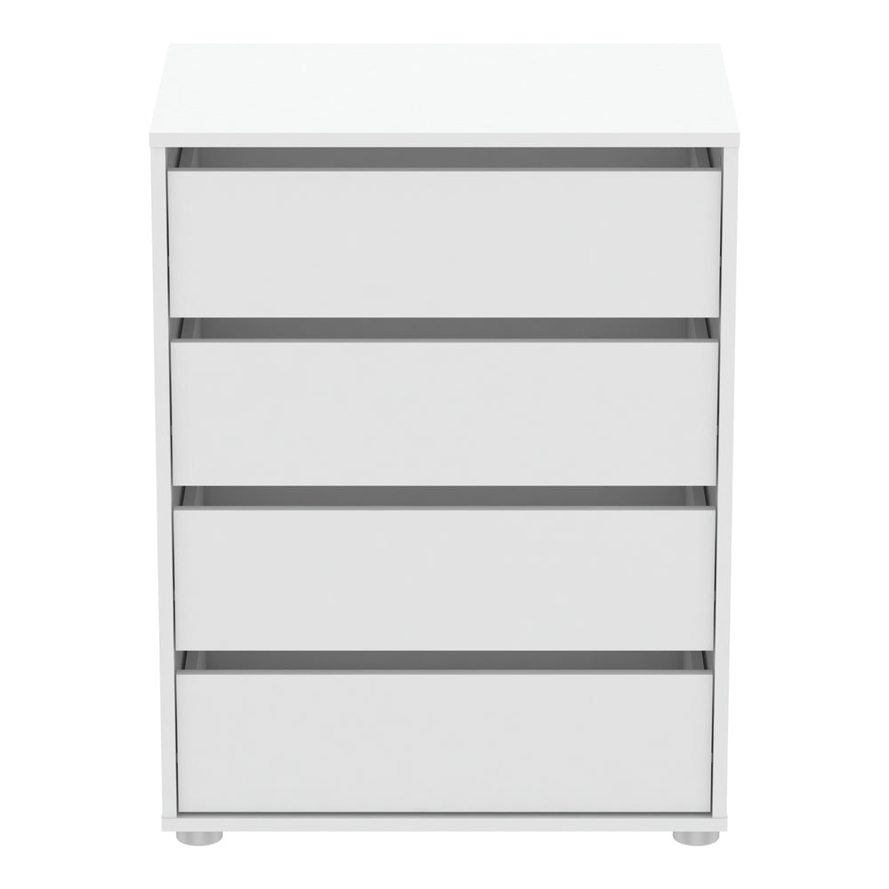 Dallas Universal 4 Drawers Matt White 60cm Large Internal Chest of Drawers for Wardrobes - FurniComp