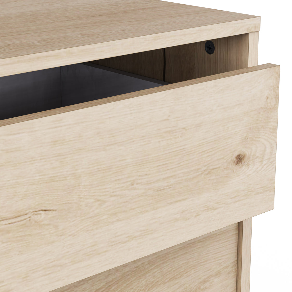 Dallas Universal 4 Drawers Royal Oak 40cm Tall Narrow Internal Chest of Drawers for Wardrobes - FurniComp