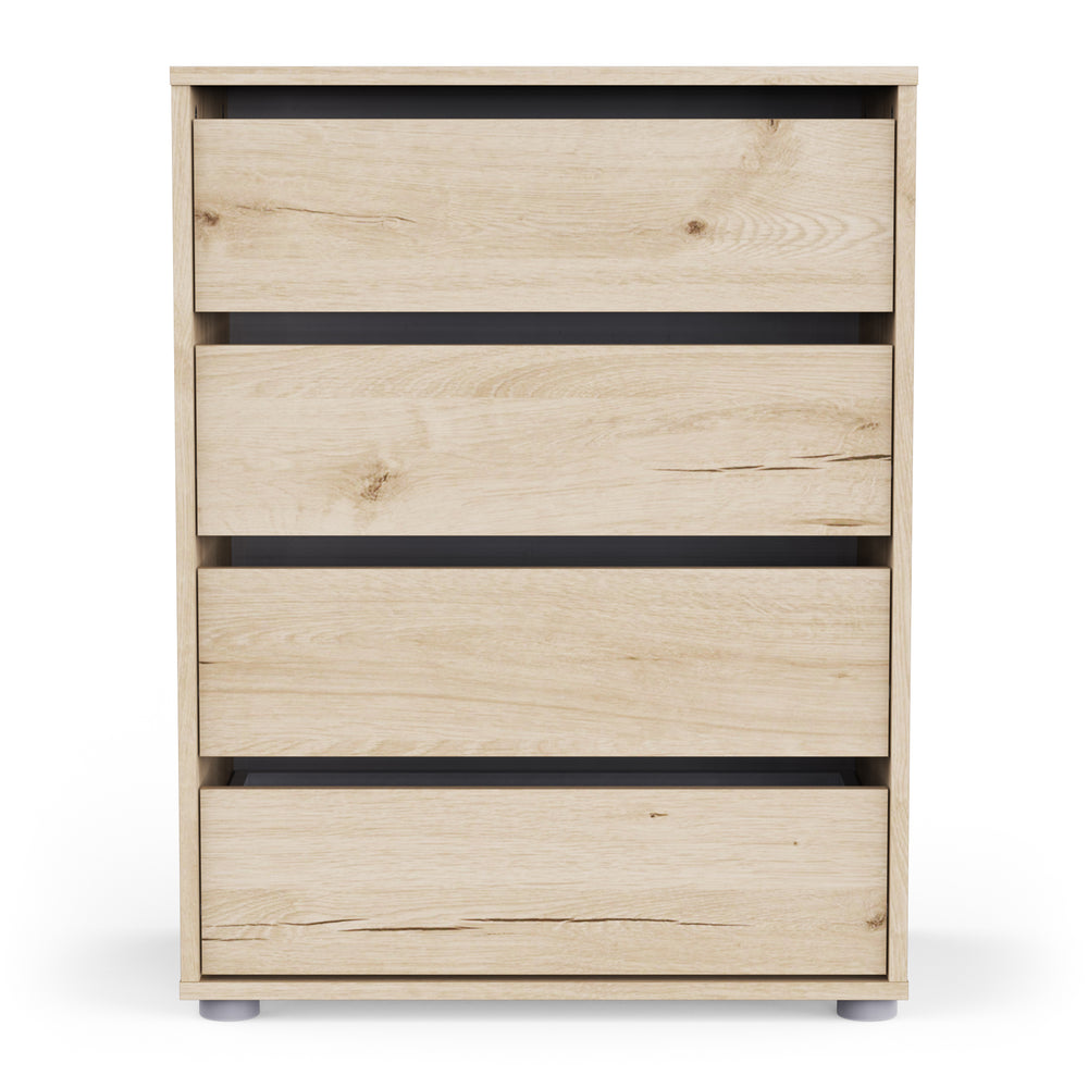 Dallas Universal 4 Drawers Royal Oak 60cm Large Internal Chest of Drawers for Wardrobes - FurniComp