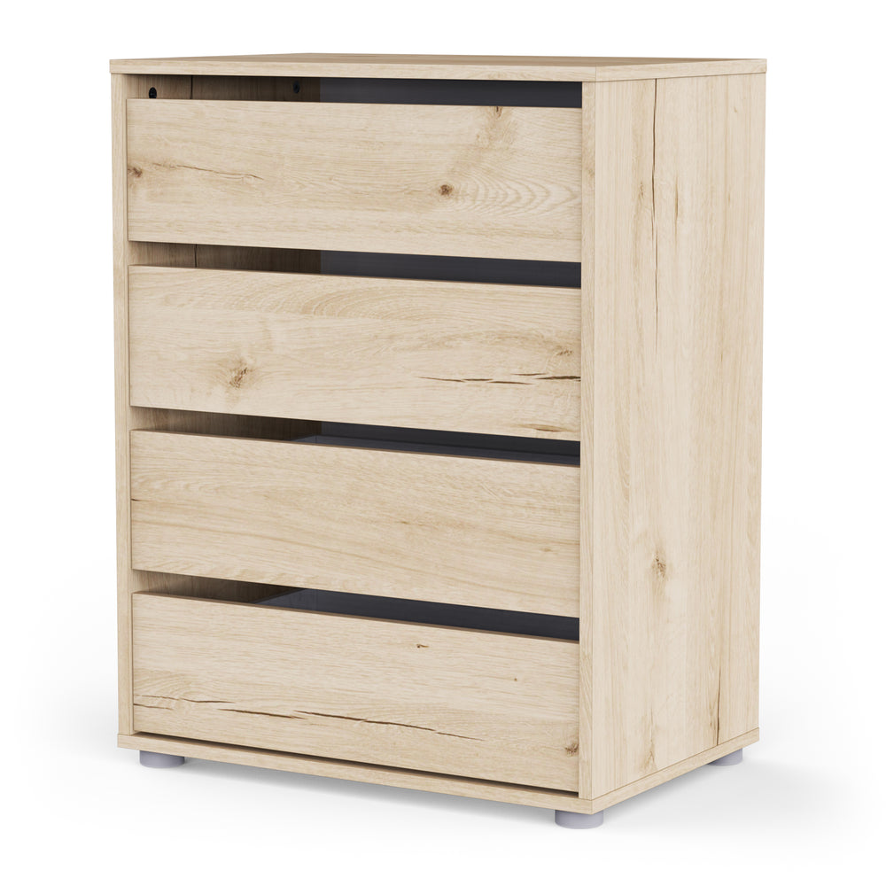Dallas Universal 4 Drawers Royal Oak 60cm Large Internal Chest of Drawers for Wardrobes - FurniComp