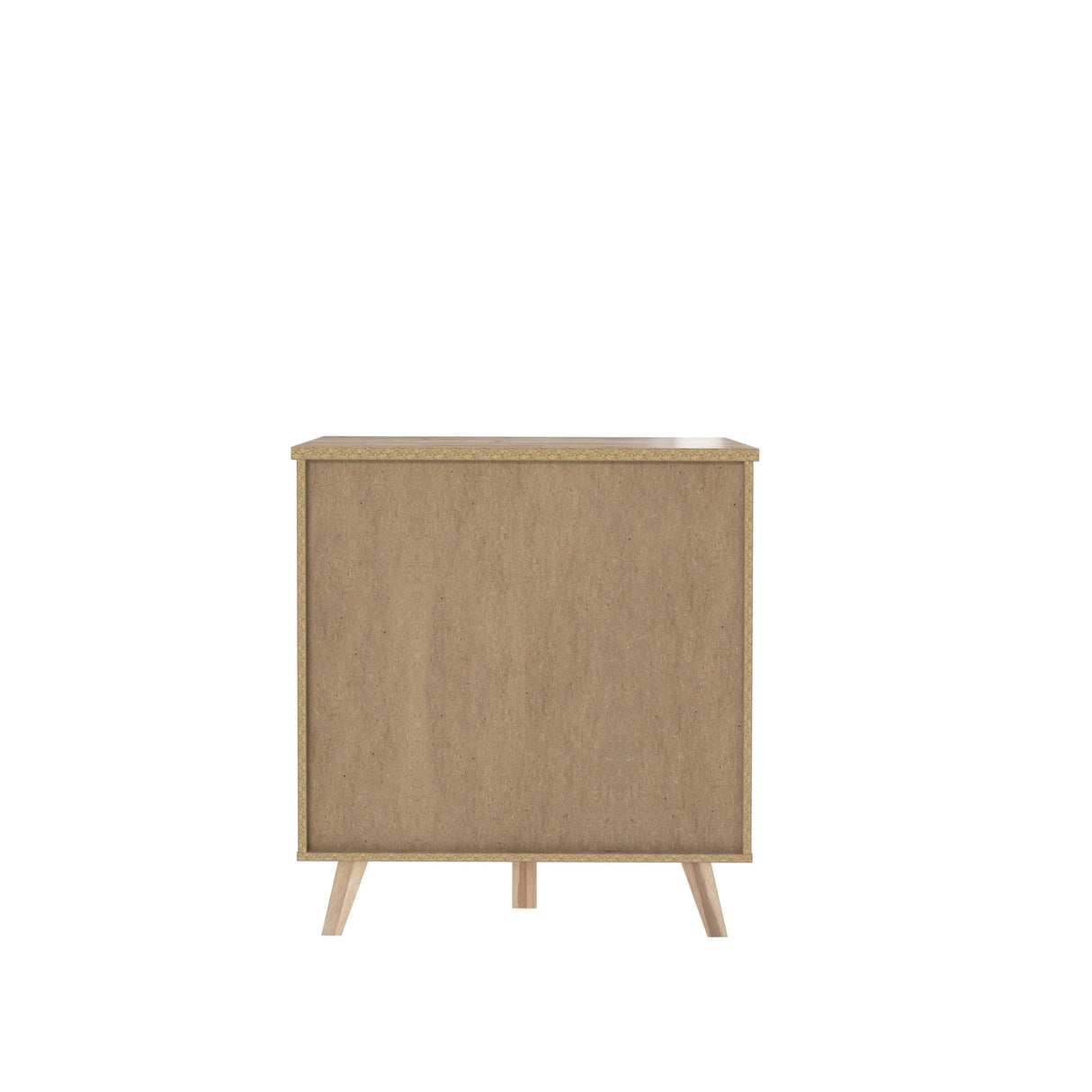 Oskar 3 Drawer Chest of Drawers - Matt White & Oak - FurniComp