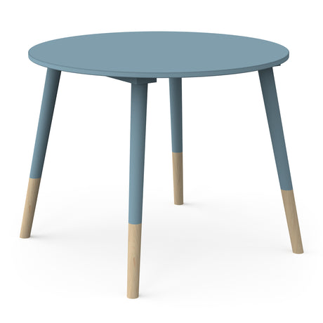 Poppy Kids Table and Chairs Set - Blue & Oak - FurniComp