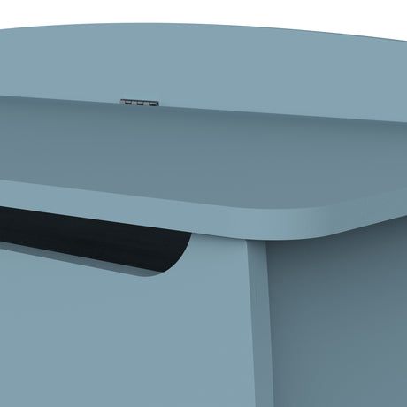 Poppy Kids Toy Box- Blue & Oak - FurniComp