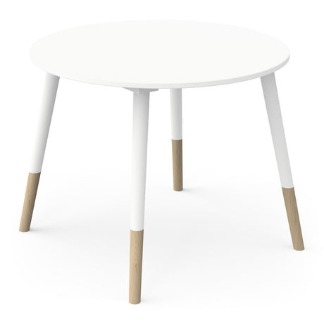 Poppy Kids Table and Chairs Set- Matt White & Oak - FurniComp
