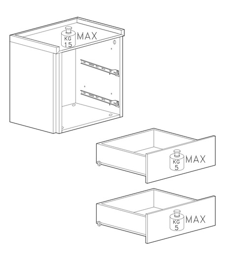 Renato 2 Drawer Bedside Table - Bronze & Mercure Oak - FurniComp