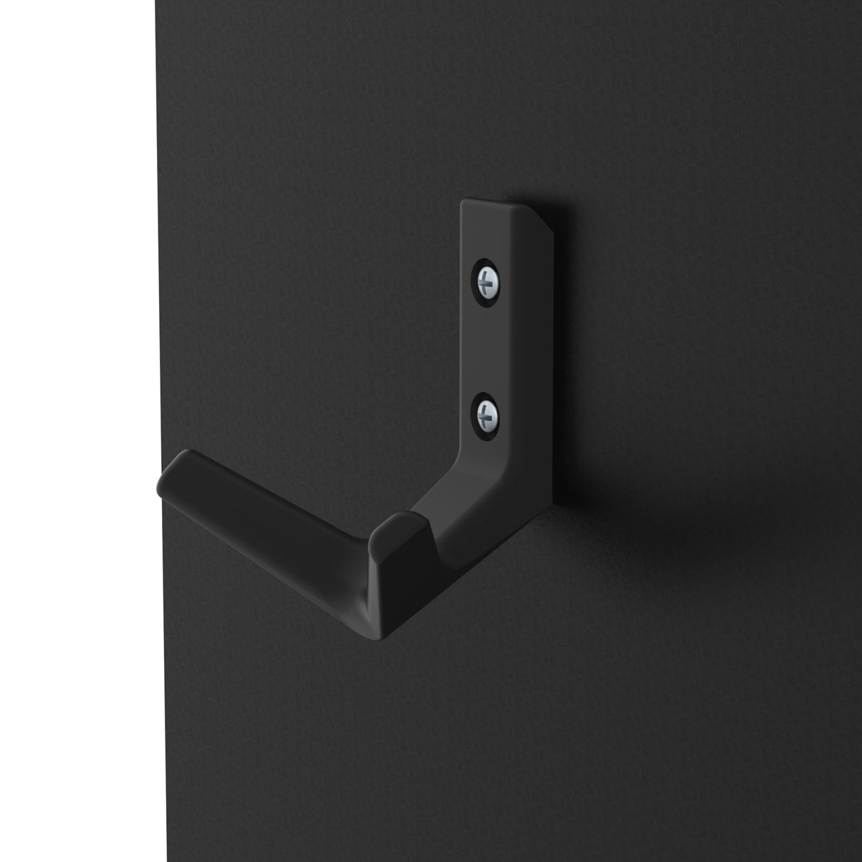 Turin Matt Black and Grey 1 Door Gaming Desk with Storage - FurniComp