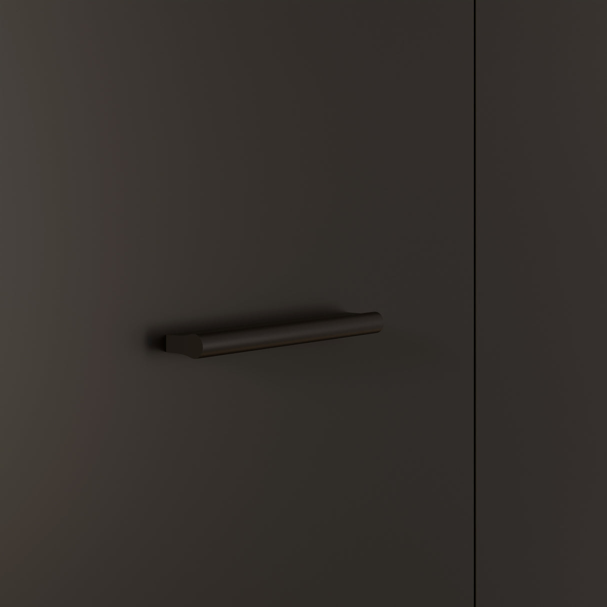 Variant Multipurpose Black Tall 2 Door Broom Utility Cupboard - FurniComp