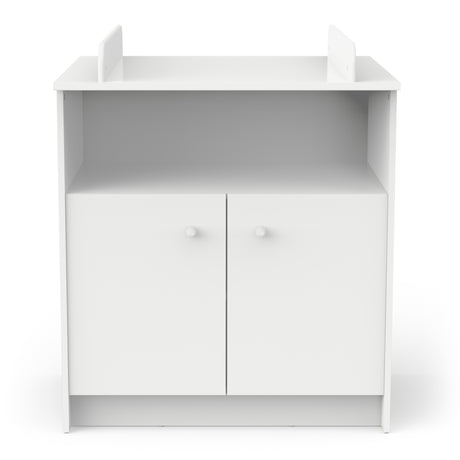 Violet 2 Door Baby Changing Table- Matt White - FurniComp