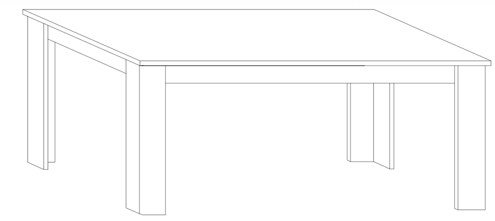 Milano 180cm White Gloss Dining Table - FurniComp