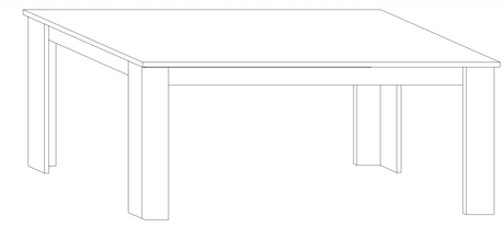 Milano 180cm White Gloss Dining Table - FurniComp