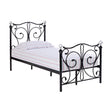 Claire Black Metal Frame Bed - FurniComp