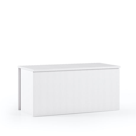 Cori White Wooden Storage Bench/Blanket Box - FurniComp