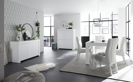 Roma Matt White Coffee Table - FurniComp