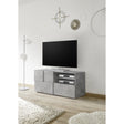 Lyon 1 Door 1 Drawer Small Concrete Grey TV Unit - FurniComp