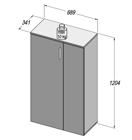 Basix White and Oak 20 Pair Large Shoe Storage Cabinet - FurniComp